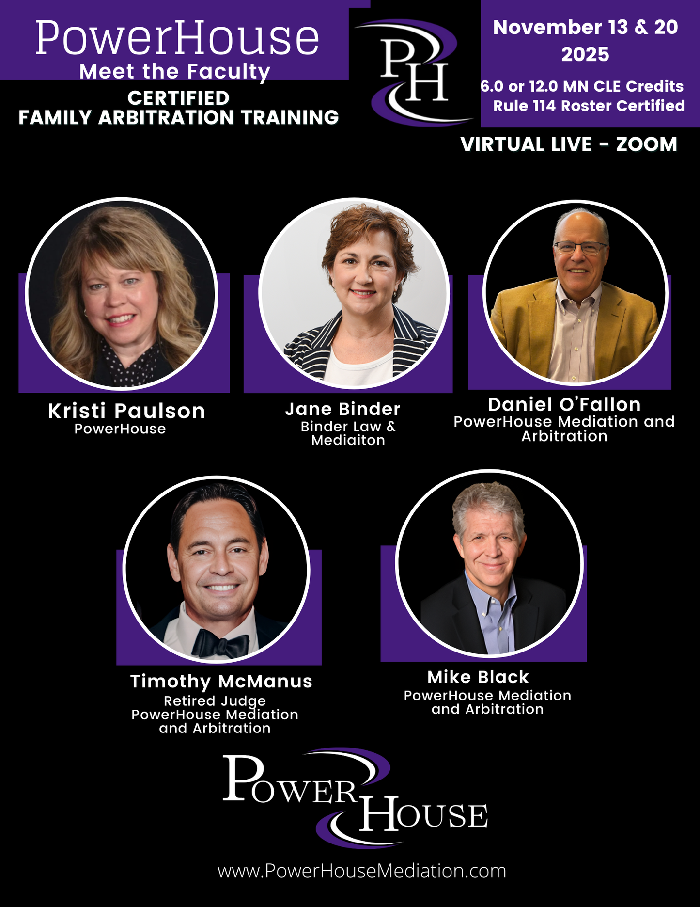 Family Arbitration - Certified Skills Training (12 hours) November 13 and 20, 2025