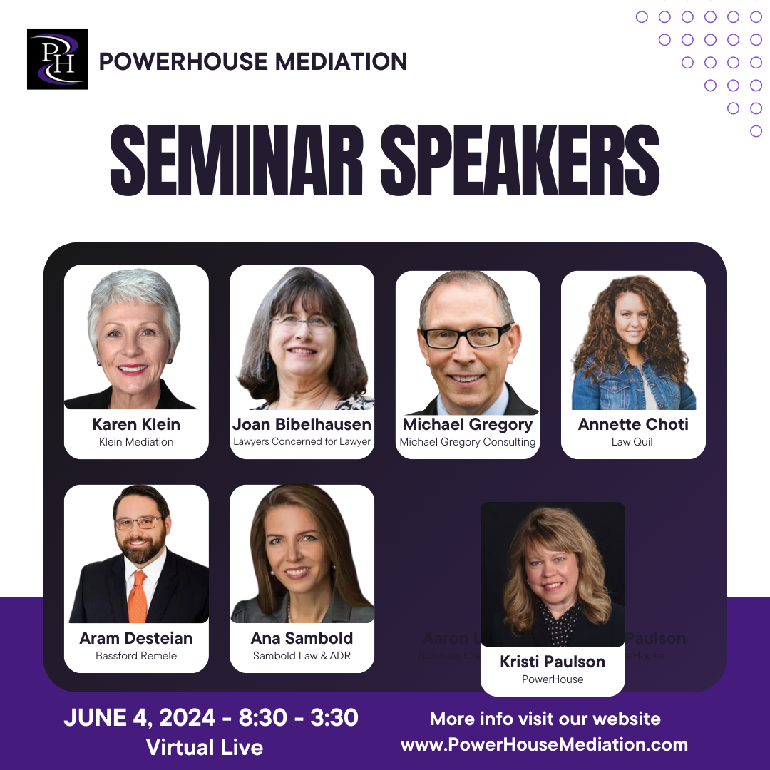 June 4, 2024 ADR & Advocacy Institute (Third Annual)