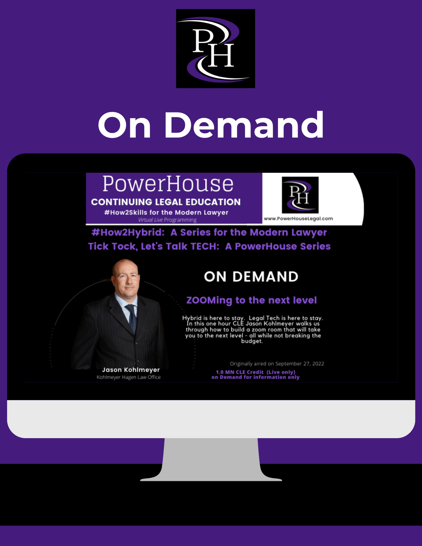 On Demand - ZOOMing to the Next Level (Jason Kohlmeyer)