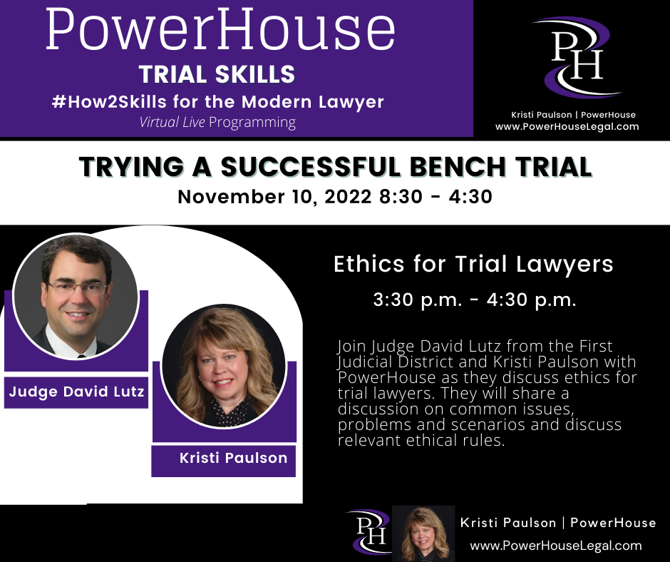 On Demand: Trying a Successful Bench Trial