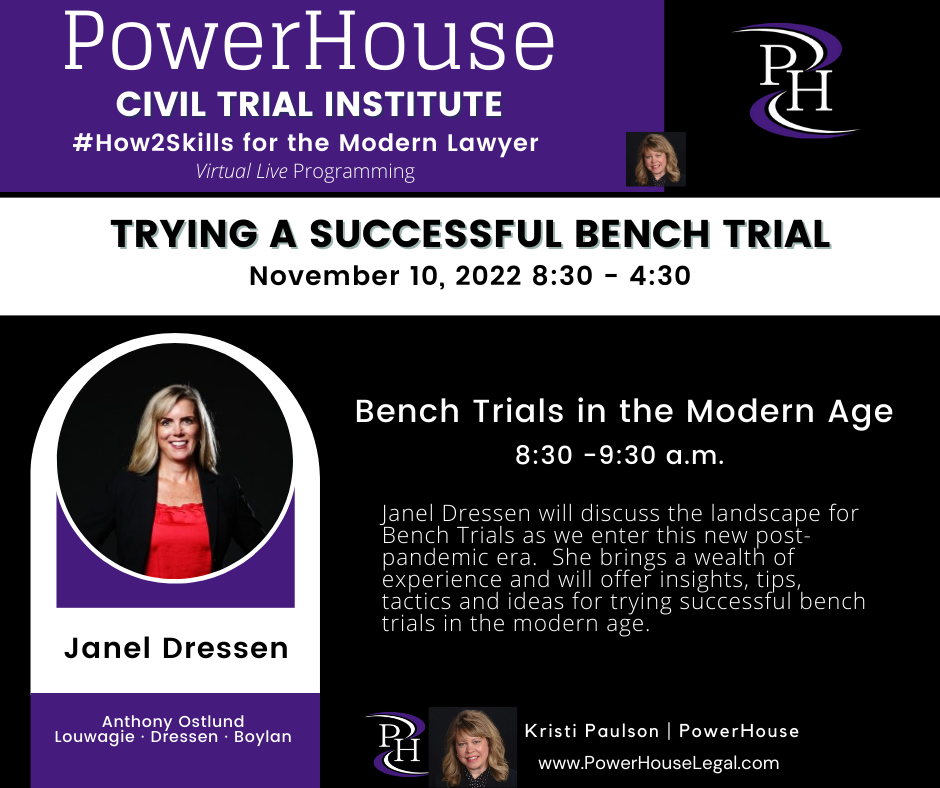 On Demand: Trying a Successful Bench Trial