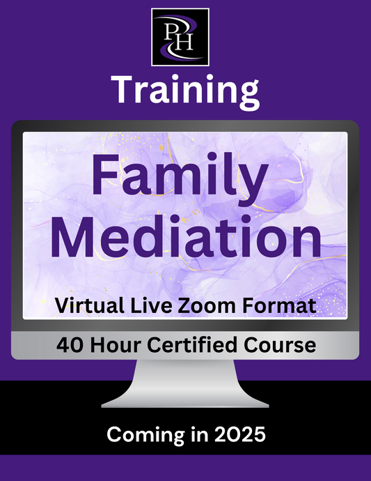 Family Mediation - Certified Skills Training (40 hours)