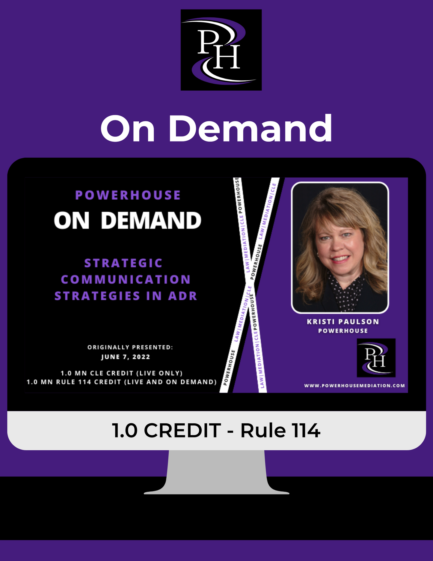 ON DEMAND - Strategic Communication Strategies in ADR