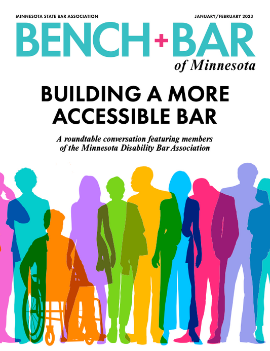 DOWNLOAD - Bench and Bar of Minnesota (Jan/Feb 2023) "Inside ADR's Minnesota Rules Reset - Understanding the new Rule 114" by Kristi Paulson